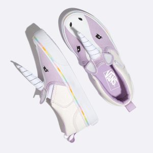 Vans Kiz Çocuk Kaykay Ayakkabısı Asher Unicorn Beyaz | 37792-669